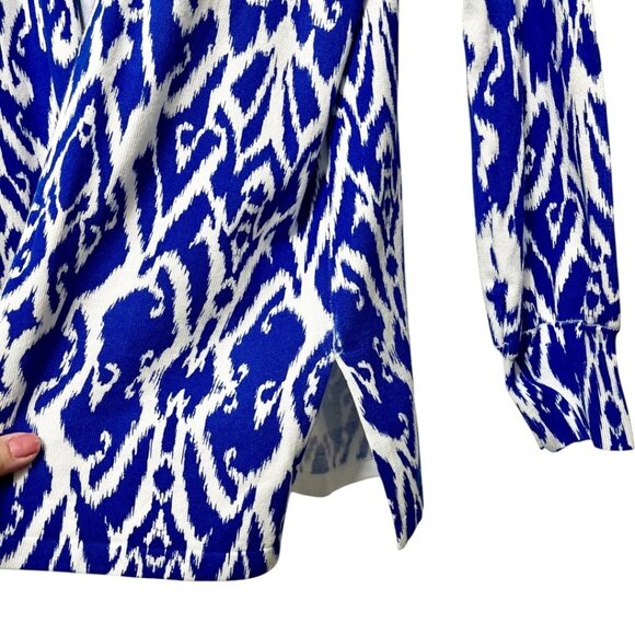 Chico’s Spun Rayon Ikat Stitched Cardigan M - Picture 6 of 9